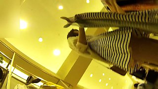 Amateur upskirt and facial Sascha Production
