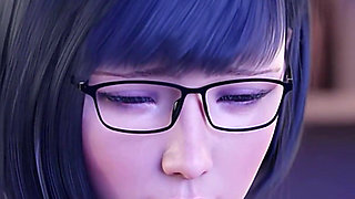 Freshwomen - Petite 18yo Asian School Girl with Glasses Fucked Doggy Style and Pussy Creampied - 3D Animated Porn Game - Part 6