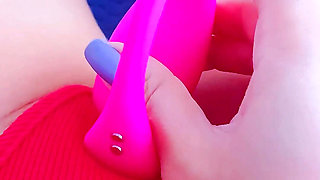 Lovense Lush POV: Gorgeous Girl's Pink Pussy Play