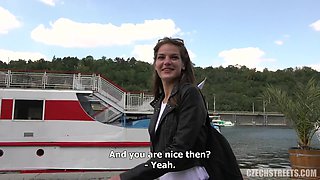 Czech Streets 114 The shiest girl ever