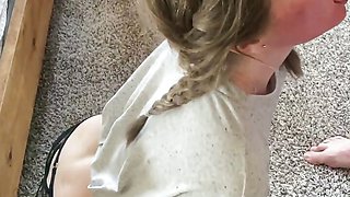 Innocent Girl Turned Sub Mouth Fucked and Used in Private