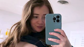 Young Amateur Girl Stripping and Masturbating Cam