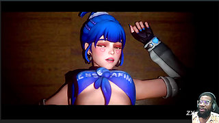 Emma Frost Breast Job, Huge Thicc Ass Lady D Taking Backshots, Bald Pussy D.va Gets Creampied
