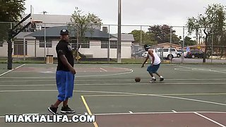 Mia Khalifa - Rico Strong and Charlie Mac blasting that arab labia with Big Black Cock