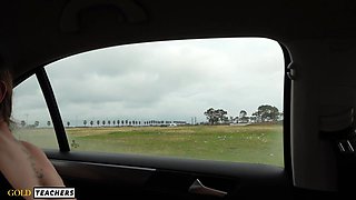 Creampie in Car