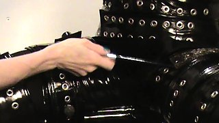 Schoolgirl cfnm femdom fetish slut jerks off british loser