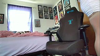 Jerking off shemale tranny solo play