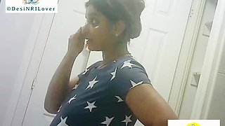 Hiddencam Bathroom Video Of Desi NRI Indian Bengali Bhabhi Doing Night Skincare Routine