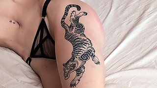 Petite Slut Pixie Pink Tied up and Get Spanked, Whipped and Dildo Fucked by Daddy!