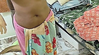 Innocent New Maid Fucked by Husband While Wife Cooking in Kitchen
