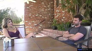 HOt cheating threesome: Big Ass, Blowjob  Amateur Porn