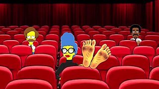 Hot Milf Mrs. Simpson Teases with Dirty Feet - Foot Fetish JOI & Cartoon Parody