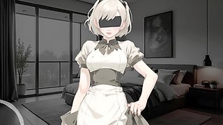 Femdom joi with anal and hentai action featuring Daiko Fextar