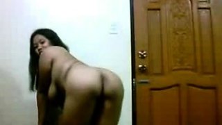 Filipina with Big Tits Strips and Dances on Webcam