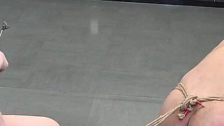 Female Employee Hits Incompetent Employee's Ass with Riding Crop and Treats Him as Human Carriage or a Ponyboy