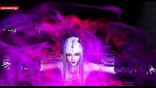 Goddess Bigtits in the Cloud - 3D Animation Hentai