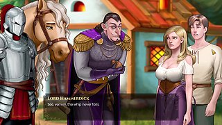Animated porn game featuring big boobs and playful adventures