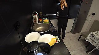 Real.Step Mom Fucks Step Son Before Lunch.Anal
