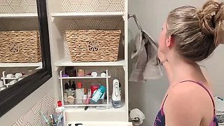 Blonde Step Mom Ginger Gives Hot POV Blowjob & Cum Facial in 4K