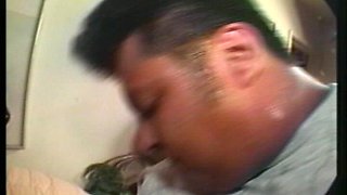 Blonde Granny Gets Her Wet Pussy Pounded Hard by Two Black Guys with Big Dicks