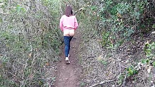 Cream Pie Outside on a Trail