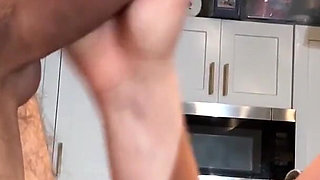 Hand Stand Blowjob Cumshot After She Lose the Game You Never See That Before