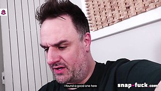 Snap-Fuck featuring female's dating app action