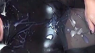 The Cum Armageddon! 10 Hard Cocks for the Latex Slut