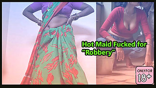 Desi Indian Maid Seduces Owner For Robbery In Hotel - Hot Tamil Sex