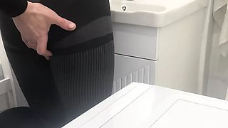 Gym Girl Was Fucking in Her Bathroom After Sport