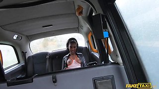 Ebony Babe Cummed On Twice - Asia Rae in Interracial Reality Taxi Cab Sex