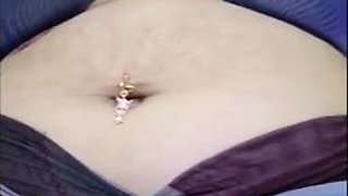 My new dress reveals my belly and pussy