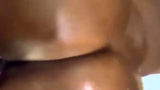 Big Ass Oiled BBW Doggystyle Condom off Creampie