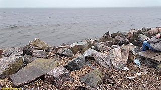 Outdoor Ass Fuck in a Snowstorm