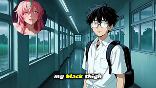 Mega-fucker Awakens: Future Slut Kira Gags on 30cm Virgin Cock in Ai Anime Hentai