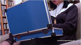 Older Crossdressers Use Dildos On A Female