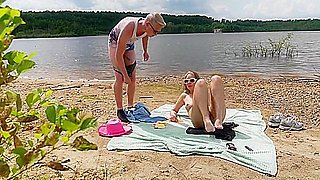 Milf Saars Bruin Bakkende Buitensex