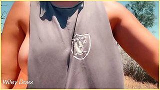 Verified Amateurs - Dared Walking Around Side Boob On Public Beach
