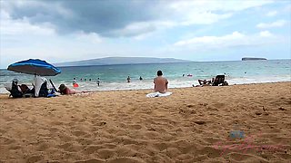 Lovely Amateur teen brunette masturbating outdoor