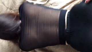 Big Cock Stretches Brunette in Intense Sex Workout