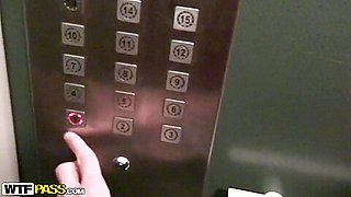 Nickel in toilet scene in a hot amateur sex video film