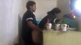 Maid Fucked in the Kitchen (my Wife Almost Found Us Out)