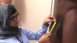 Mia Khalifa is going to be measuring dicks and whatnot