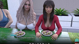 3D cartoon big tits visual novel gameplay experience