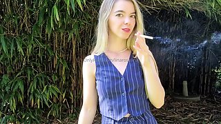 Blonde Teen Moaning In Pleasure While Masturbating