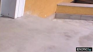 Amateur MILF in Uniform Gets Raw Hardcore Action with Cumshot