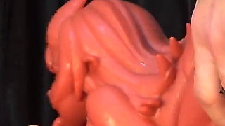 I Suck His Balls so Hard While He Enjoys Fucking That Succubus and I Eat the Cum. Full Video.