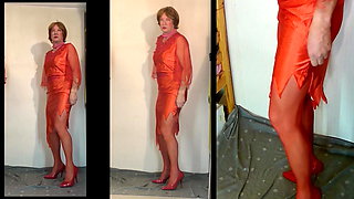 I love crossdress in red 68