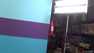 Hot Asian beauty Mai Li joins Immoral Live to suck and fuck