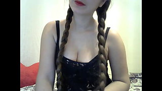 Fantastic Long Haired Hairplay, Striptease and Brushing